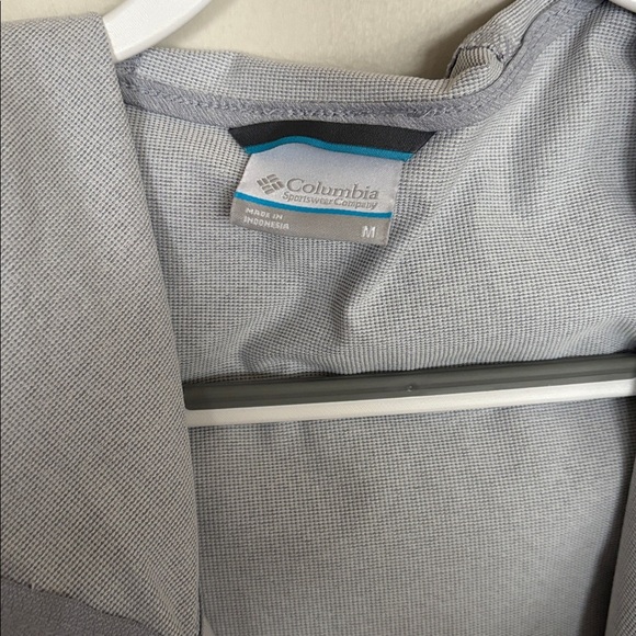 Columbia Women’s Lightweight Hooded Jacket Gray Zip Front Size M - Picture 2 of 8